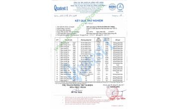 Kết quả thử nghiệm nước qua máy lọc RO Kangaroo KG100HQ